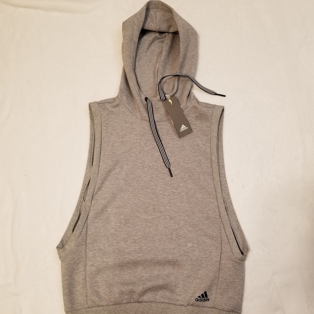 Adidas Active Sleeveless Hoodie Size L